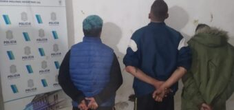 La Policía de Malvinas Argentinas detiene a tres personas por tenencia ilegal de arma de fuego