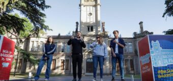 Achával acompañó un encuentro con jóvenes por la Universidad de Pilar