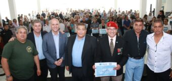 A 40 años de Malvinas, el gobierno nacional y el municipio entregaron medallas y diplomas a ex combatientes, familiares y caídos de José C. Paz