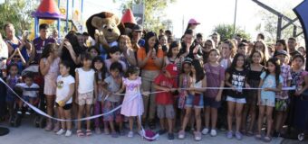 Correa y Nardini inauguraron junto a los vecinos la Plaza Bolivia de Grand Bourg