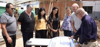 NOE CORREA SUPERVISÓ LOS AVANCES DE LA OBRA DE AMPLIACIÓN DE LA ESCUELA SECUNDARIA N° 16  