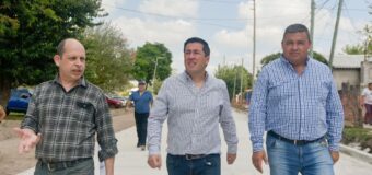 MALVINAS ARGENTINAS: NARDINI RECORRIÓ OBRAS DE INFRAESTRUCTURA HIDRÁULICAS Y VIALES