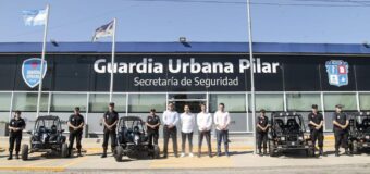 ACHAVAL Y RITACCO PRESENTARON NUEVOS MÓVILES DE SEGURIDAD PARA PILAR