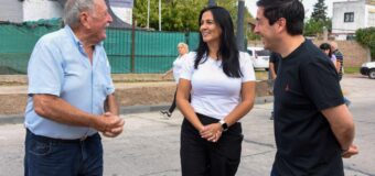 NOE CORREA Y LEO NARDINI, REORRIERON EL TERCER TRAMO DE LA CALLE BRASIL DE TORTUGUITAS