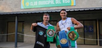 ACHAVAL RECIBIÓ A YAMIL PERALTA EN EL CLUB DEL VISO