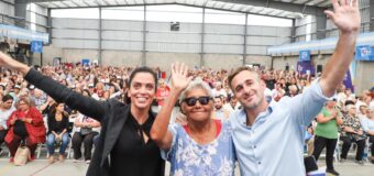 LUANA VOLNOVICH Y FEDERICO ACHAVAL LANZARON EN PILAR EL PROGRAMA CENTROS CONECTADOS