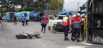 SIMULACRO DE MÚLTIPLE ACCIDENTE PARA MÁS DE 1000 ESTUDIANTES DE ESCUELAS DE ESCOBAR