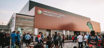 ESCOBAR: SE INAUGURÓ EL MICROESTADIO DE MAQUINISTA SAVIO