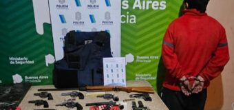 MALVINAS ARGENTINAS: DETUVIERON A UN HOMBRE QUE TENÍA UN ARSENAL EN SU CASA