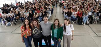 Achával con Estela Díaz en Del Viso: «Vamos a seguir acompañando a las mujeres que salen adelante todos los días»