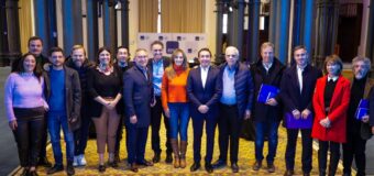 Achával acompañó la presentación del plan de AySA