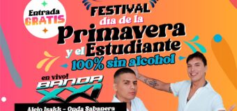 Se viene el Día de la Primavera 100 % sin alcohol en José C. Paz