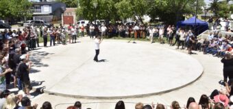 Leo Nardini inauguró la Plaza “Martín Figueroa”; un espacio que en Malvinas Argentinas expresa la comunión por la unidad nacional