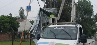 José C. Paz: Asistencia por el fuerte temporal