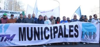 Trabajadores municipales exigen paritarias en todos los distritos bonaerenses y advierten movilizaciones