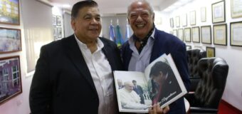 Mario Ishii recibió al director mundial de Scholas Ocurrentes del Vaticano, José María Del Corral