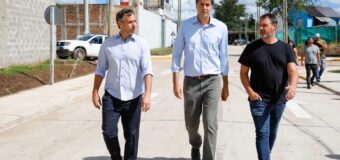 Pilar: Achával inauguró asfaltos que conectan Panamericana con Ruta 8