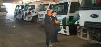 Ishii supervisó reacondicionamiento de camiones recolectores, que recorren el distrito Paceño