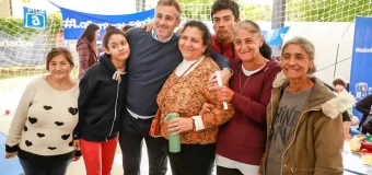 Achaval participó de un operativo de inclusión en el Club Municipal Luchetti
