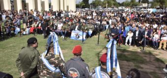 Se realizó el acto del 2 de Abril «Día del Veterano y de los Caídos en la Guerra de Malvinas» en el distrito de Malvinas Argentinas