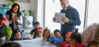 Achával celebró junto a las familias el primer aniversario del CDI Malvinas Argentinas