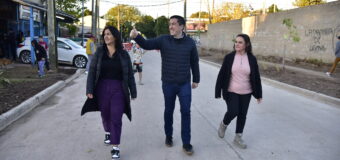 Leo Nardini inauguró una nueva obra en la ciudad de Grand Bourg