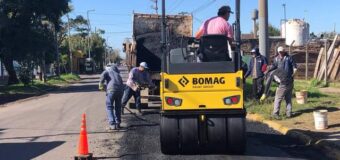 Continúan las obras de bacheo y erradicación de basurales en José C. Paz