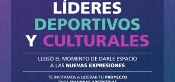 Se abre una convocatoria para “Líderes Culturales y Deportivos” de Malvinas Argentinas