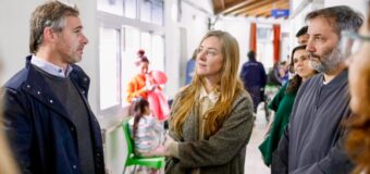 Achával acompañó la incorporación de nuevo equipamiento médico para Pilares de Esperanza