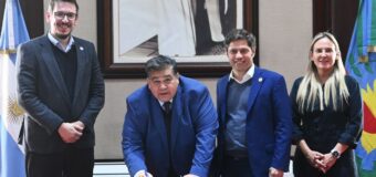 El intendente Ishii junto al Gob. Kicillof firmaron importantes acuerdos de Leasing Provincia para José C. Paz