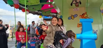 Se inauguró el Paseo de la Estación, donde la histórica calesita de Pilar es la estrella principal