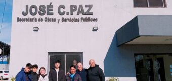 Pasantes realizan sus prácticas en la Secretaría de Obras y Servicios Públicos de José C. Paz