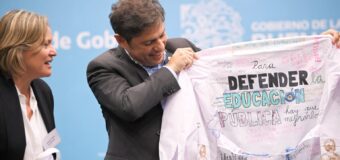Kicillof anunció un proyecto para hacer obligatoria la salita de tres años