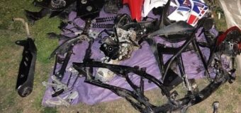 Del Viso: Robó una moto la desguazó, lo allanaron y terminó detenido