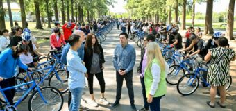 Leo Nardini entregó más bicicletas del programa “Escuelas sobre Ruedas”