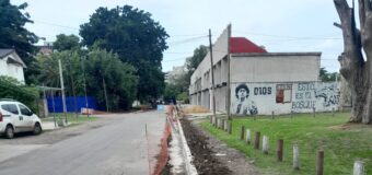 Continúan las obras de bacheo y arreglos de calle en San Miguel