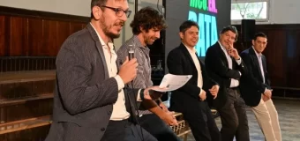 El presidente del banco provincia, Juan Cuattromo, explicó el nuevo programa de educación financiera para jovenes en San Fernando