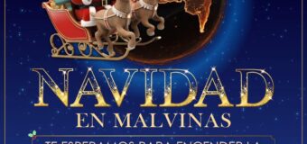 Se enciende la navidad en Malvinas Argentinas