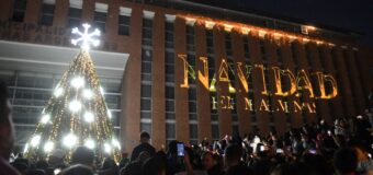 El municipio de Malvinas Argentinas se iluminó con el primer evento de esta Navidad