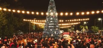José C Paz: Miles de familias participaron del encendido del árbol de Navidad local