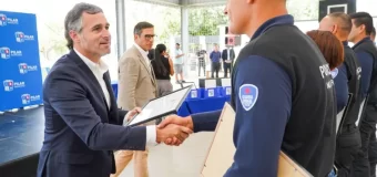 Achával acompañó a los nuevos egresados de la Guardia Urbana