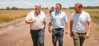 Achával recorrió el corredor productivo de Tornquist, Lamadrid y Salliqueló