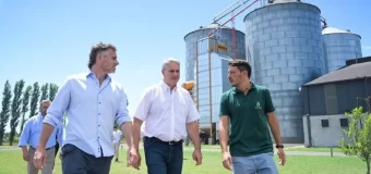 Achával recorrió los distritos de Junín y Chacabuco en el corredor de la ruta 7