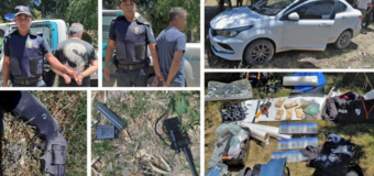 Detención de dos piratas del asfalto con el sistema integral de seguridad de Pilar
