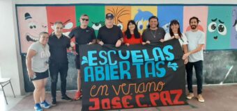 Escuelas abiertas de verano en José C Paz