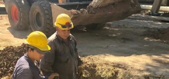 Avanzan las obras cloacales en José C Paz, esta vez en las calles Monteagudo y Alvarado