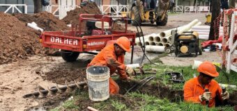 Avanzan las obras cloacales para José C Paz