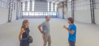 Juan Andreotti anunció la continuación de la obra del Polideportivo N°11 de San Fernando
