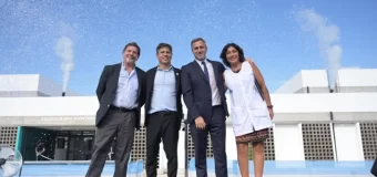 En el inicio de clases Achával inauguró el Polo Educativo de Villa Luján junto a Axel Kicillof