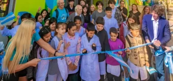 Juan Andreotti inauguró la renovación de la Escuela Primaria N°17 y Secundaria N°24